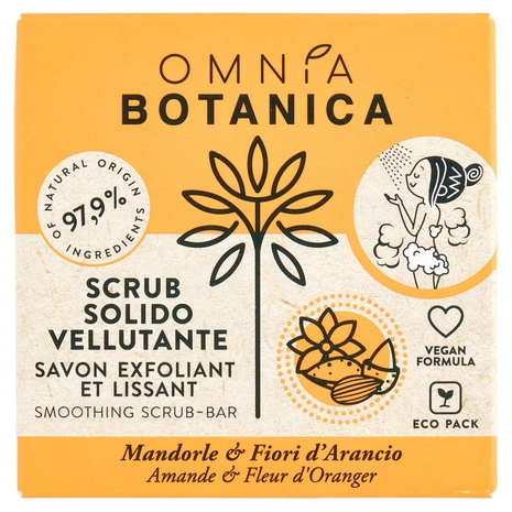 Omnia Botanica Scrub Solido Vellutante Mandorle & Fiori d'Arancio 100 g